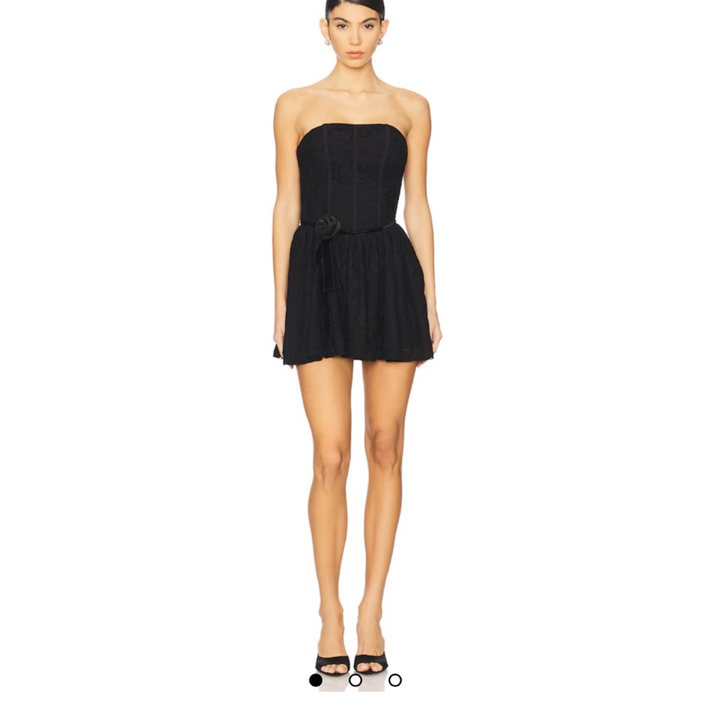 NWT Elegant Black Strapless Dress